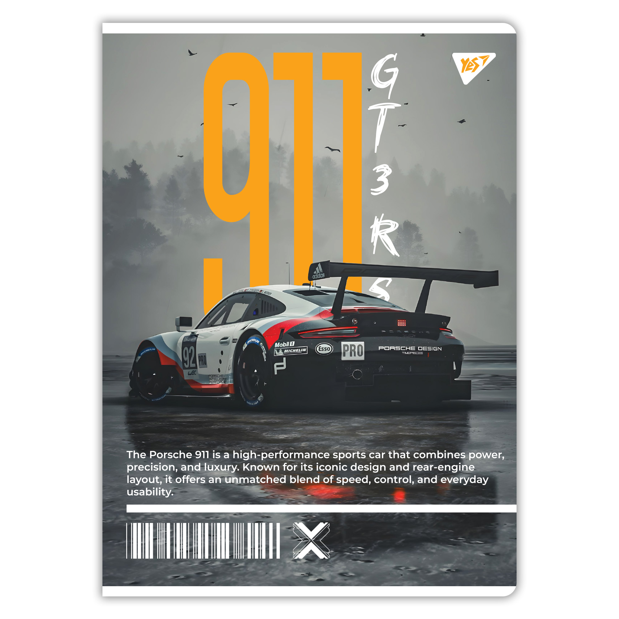 Тетрадь для записей А4/48 кл. YES "Sport car", гибрид, 682000 3