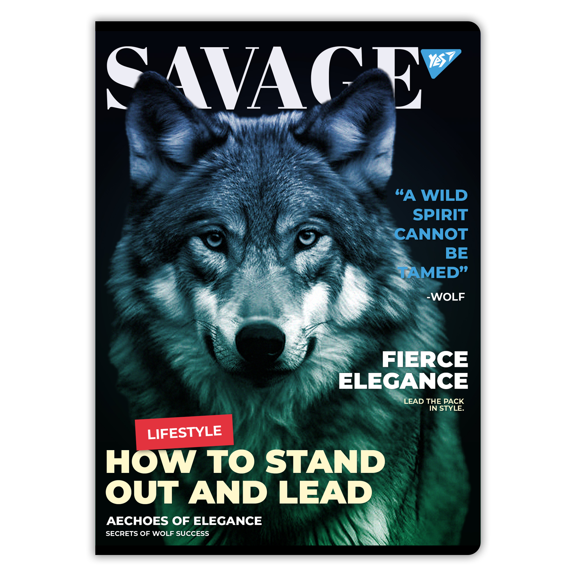 Зошит для записів А4/96 кл. YES "Savage", гібрид, 682009 3