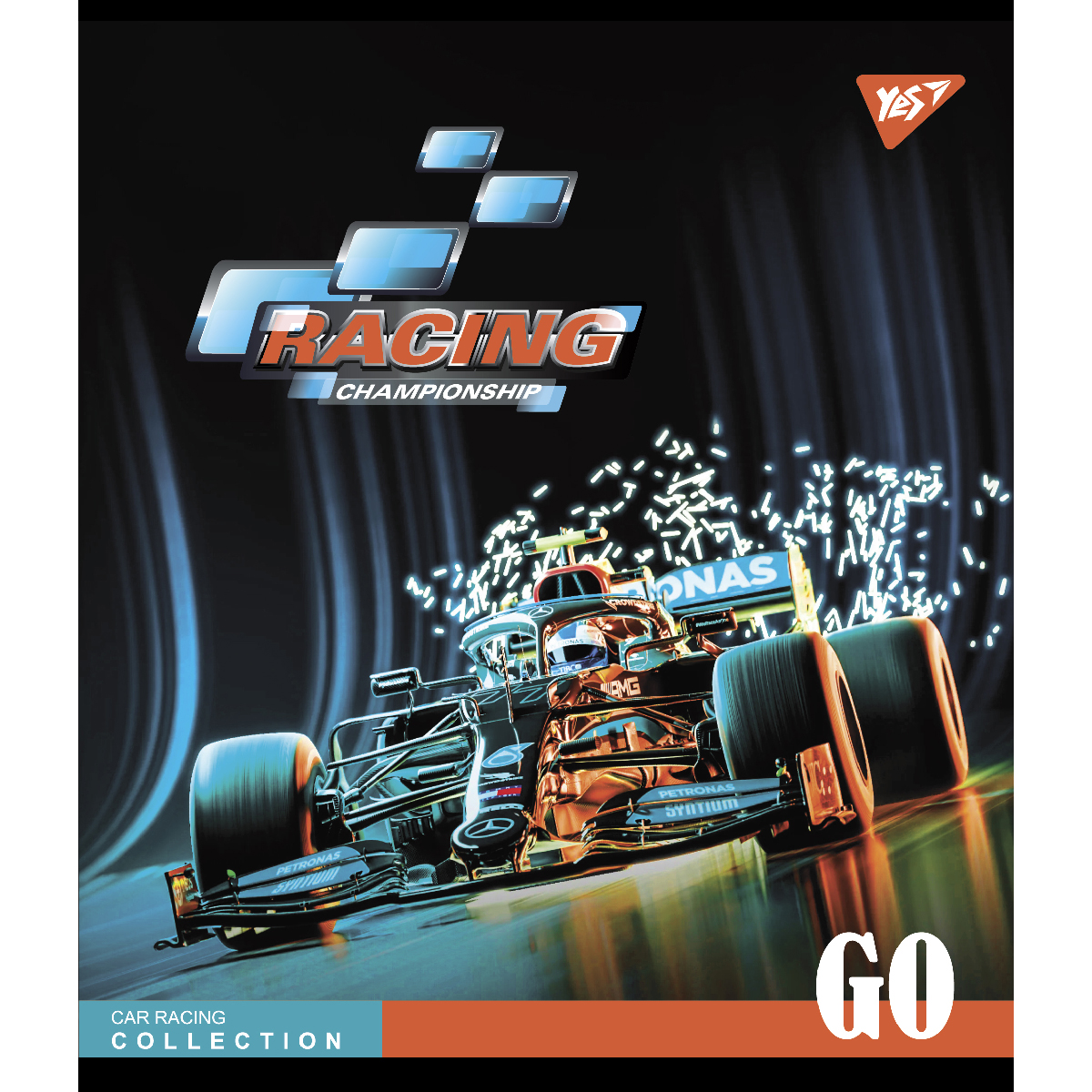 Зошит 96 лін. YES "Racing championship", 766906