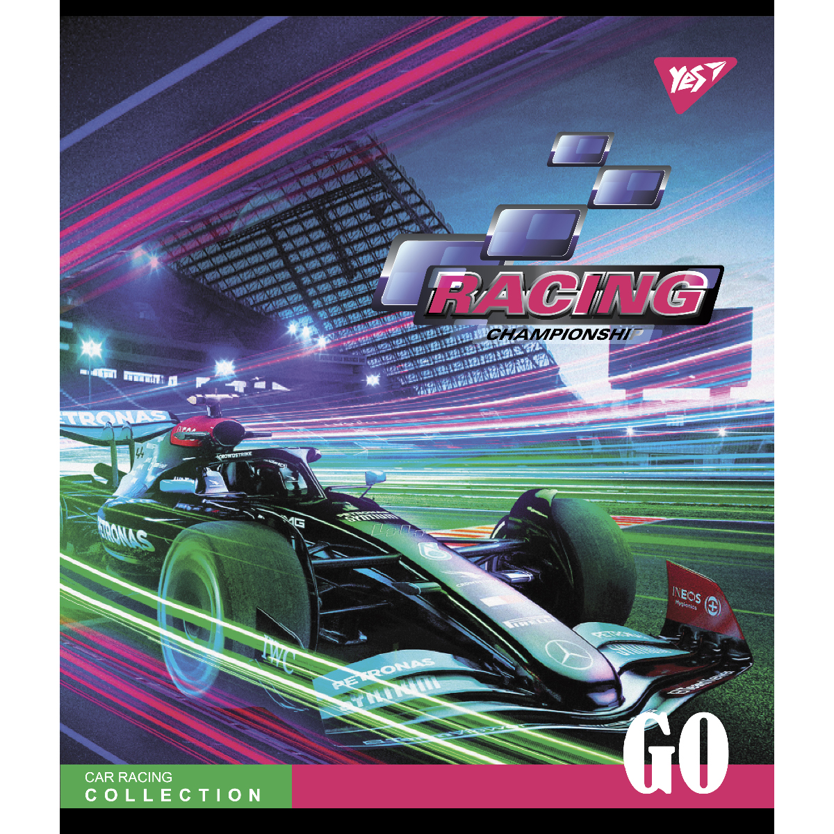 Зошит 96 лін. YES "Racing championship", 766906 2
