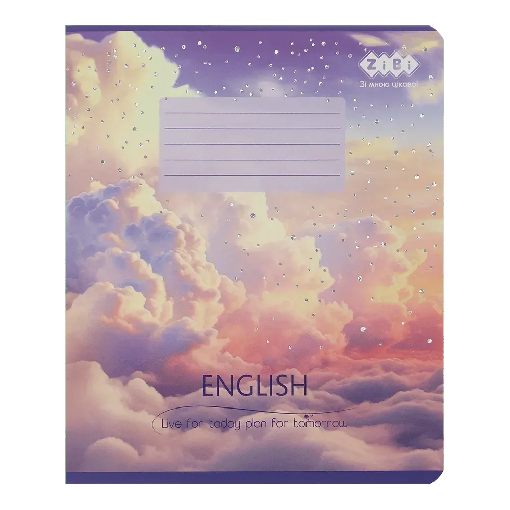 Зошит 36 кл, Предметка - Англійська мова "Clouds" Kids Line, ZB.1732-39