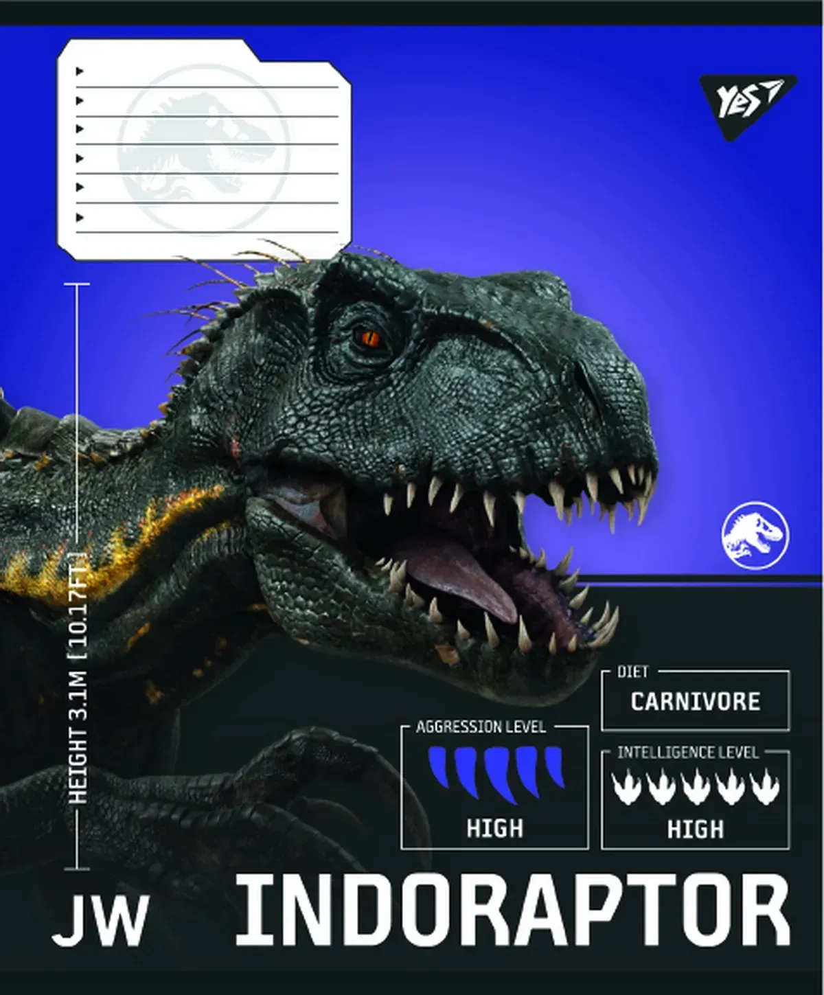 Зошит 12 лін. Yes "Jurassic World Strength and Power", 767664 2