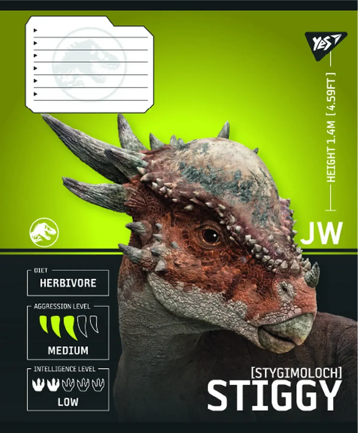 Зошит 12 лін. Yes "Jurassic World Strength and Power", 767664 5