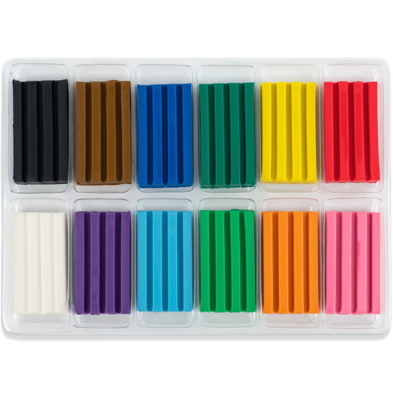 Пластилин восковый, 12 цветов, 240 г. HW-1, HW25-1086-1 2