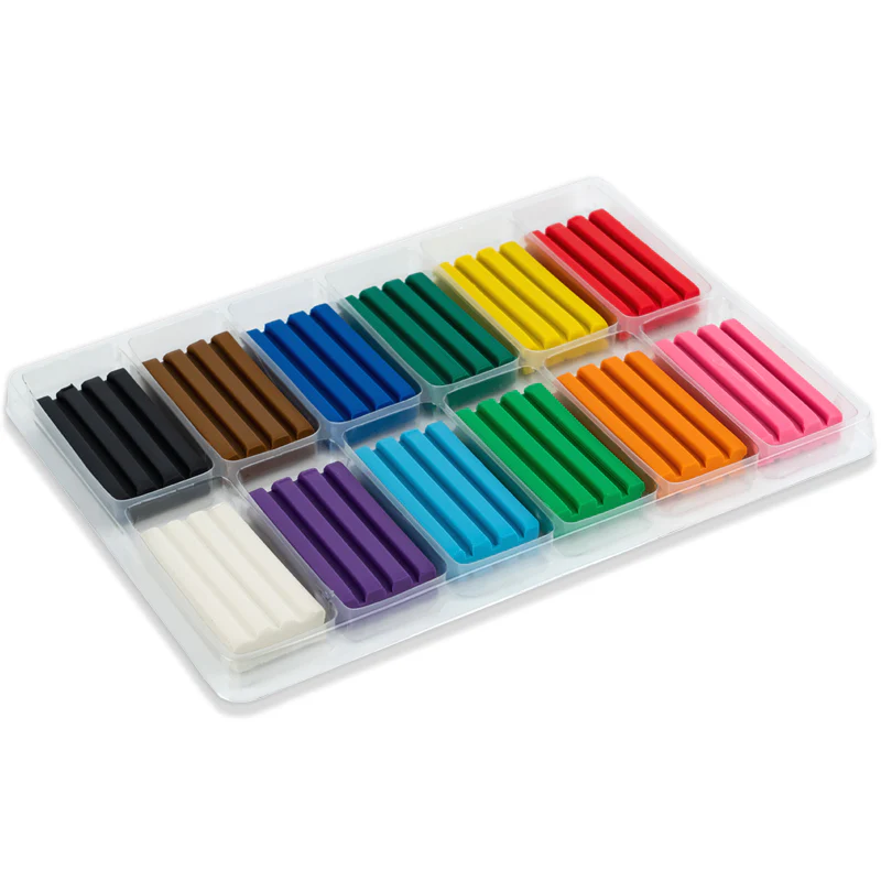 Пластилин восковый, 12 цветов, 240 г. HW-2, HW25-1086-2 3