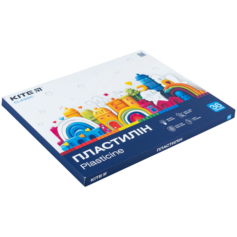 Пластилин, 36 цветов, 720 г. Kite Classic, K-078 1