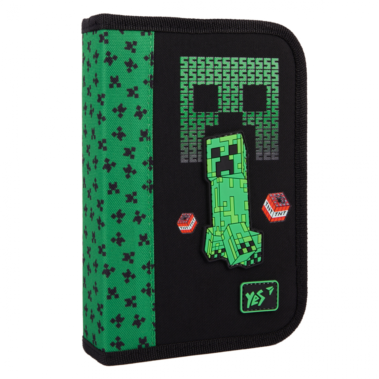 Пенал твердий YES HP-02 "Minecraft Team" одинарний без клапана, 533654