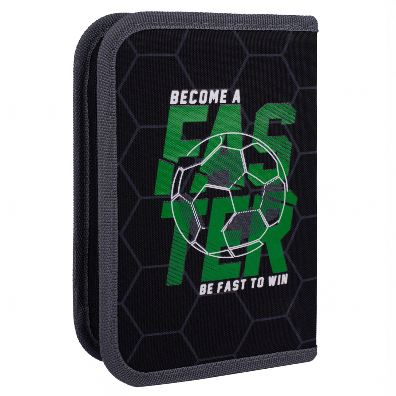 Пенал твердий YES HP-03 "Football Time" одинарний з клапаном, 533663 1