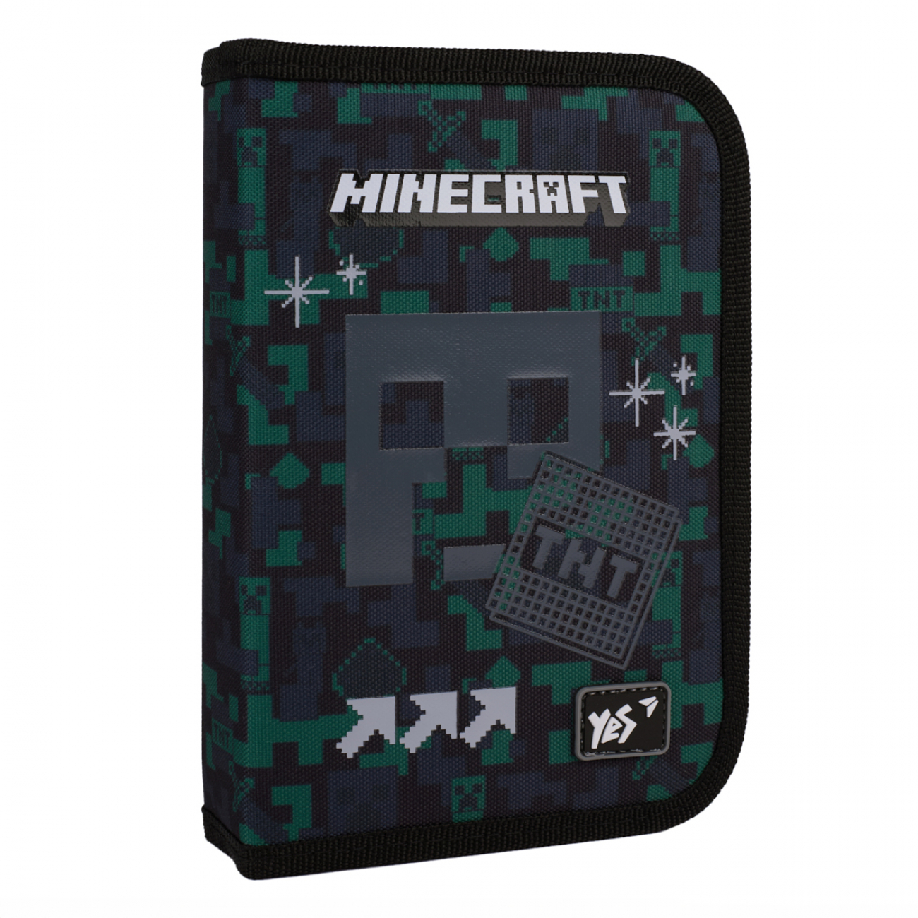 Пенал твердий YES HP-03 "Minecraft Watch Out" одинарний з клапаном, 533664