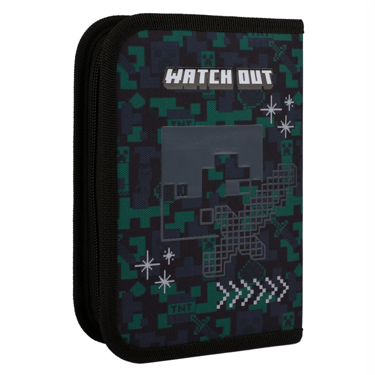 Пенал твердий YES HP-03 "Minecraft Watch Out" одинарний з клапаном, 533664 1
