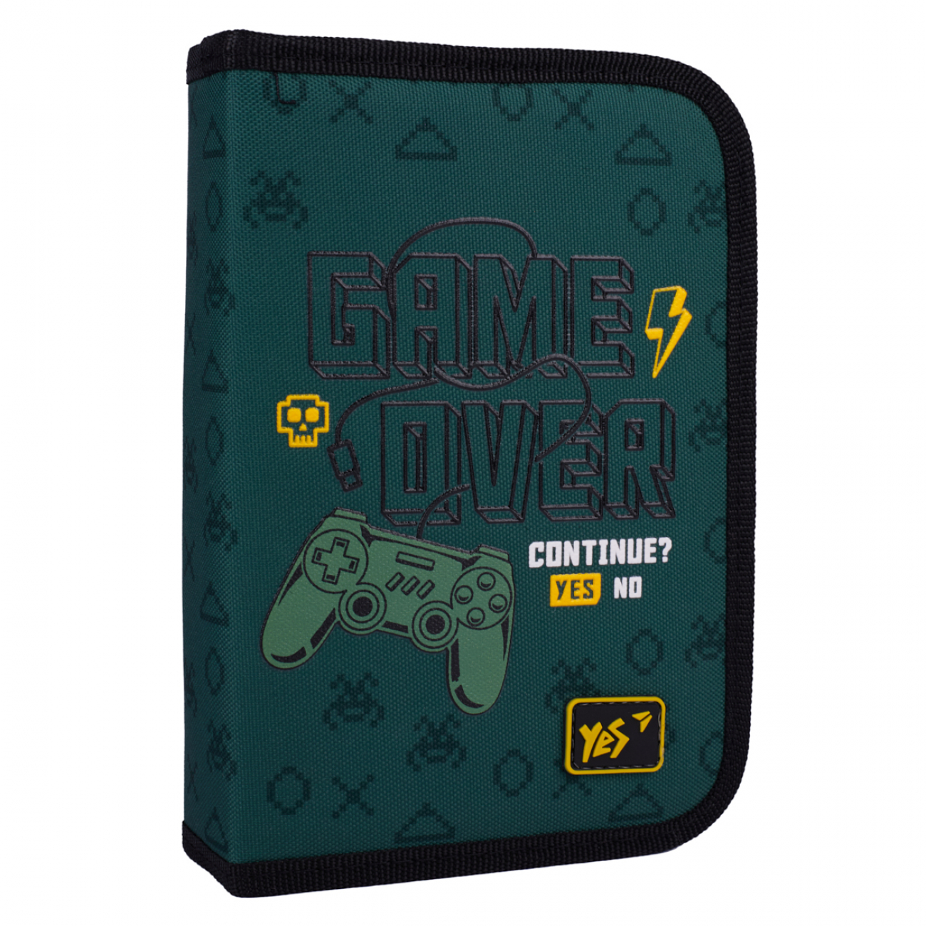 Пенал жесткий YES HP-02 "Game Fan" одинарный без клапана, 533653