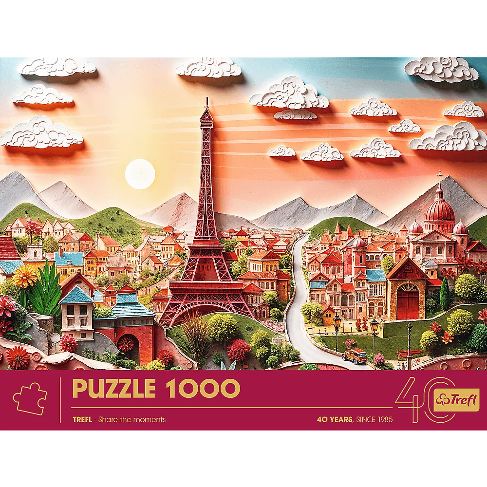 Пазл "1000" Jubileusz" - Париж, 40044, Trefl 2