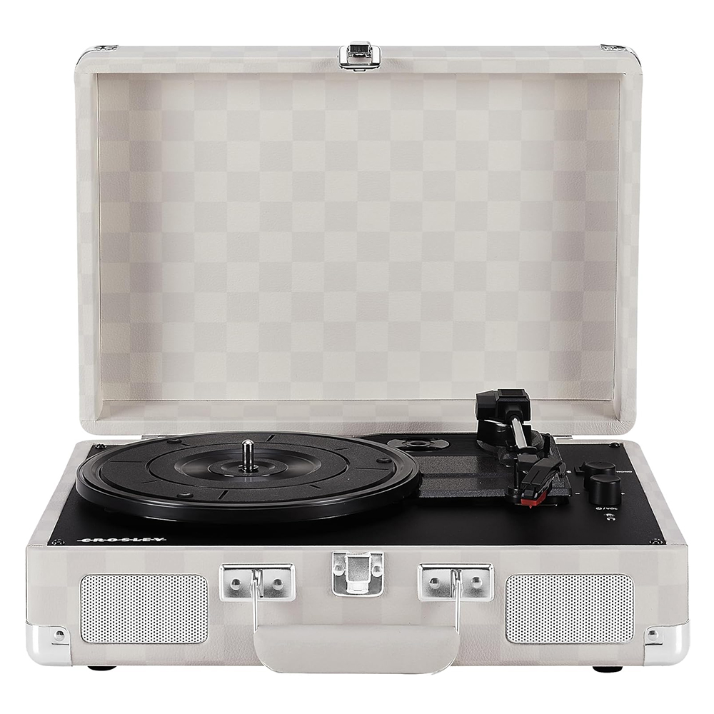 Виниловый проигрыватель Crosley Cruiser Deluxe Almond Checkerboard