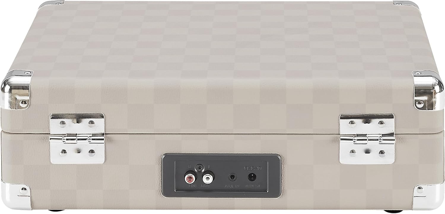 Виниловый проигрыватель Crosley Cruiser Deluxe Almond Checkerboard 5