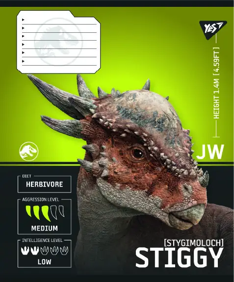 Тетрадь 18 кл. Yes "Jurassic World Strength and Power", 767666 2