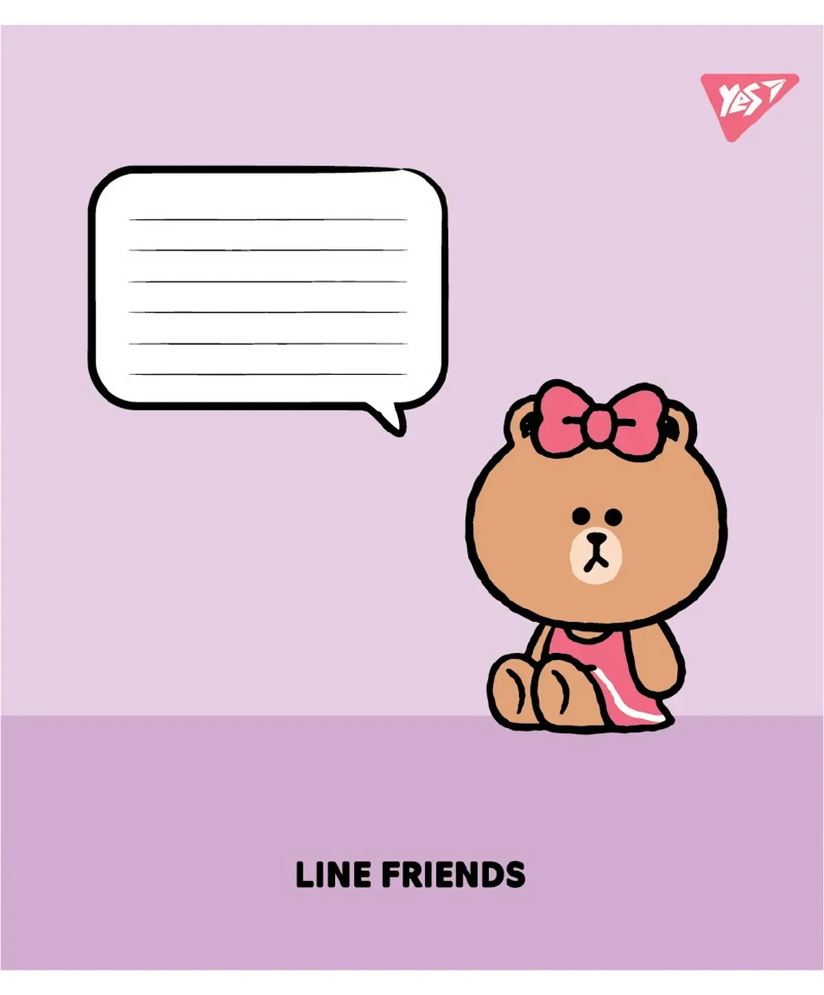 Тетрадь 12 лин. Yes "Line Friends Stylish", 767646 5