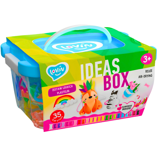 Набір легкого стрибаючого пластиліну "Ideas box" TM Lovin, 70108