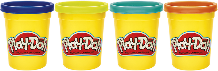 Набір пластиліну, 4 баночки, B5517/E4867, Play-Doh 1