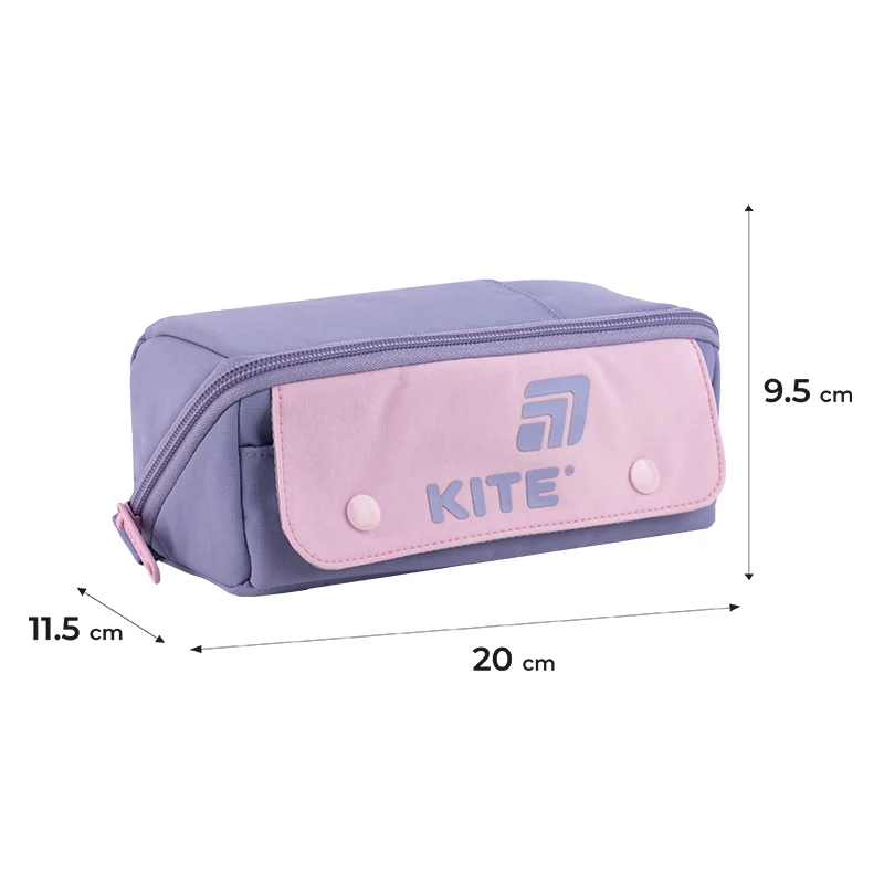 Пенал Kite 2702-2 фіолетово-рожевий, K25-2702-2 3