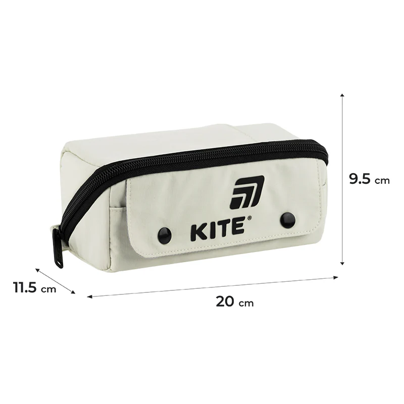 Пенал Kite 2702-3 бежево-черный, K25-2702-3 3