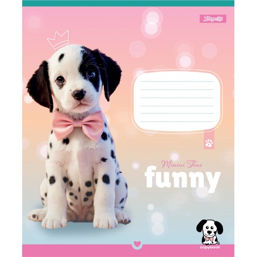 Тетрадь 12 лин. 1B "Funny Pets", 768209 1