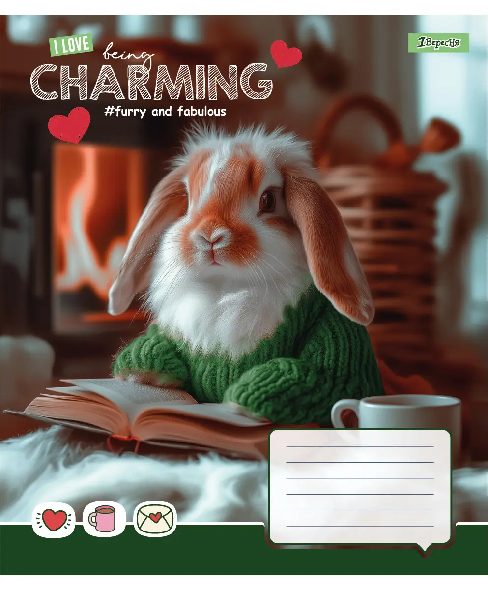 Тетрадь 12 кос. 1B "Charming", 768184 1