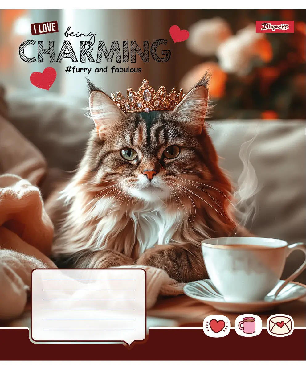 Тетрадь 12 кос. 1B "Charming", 768184 3