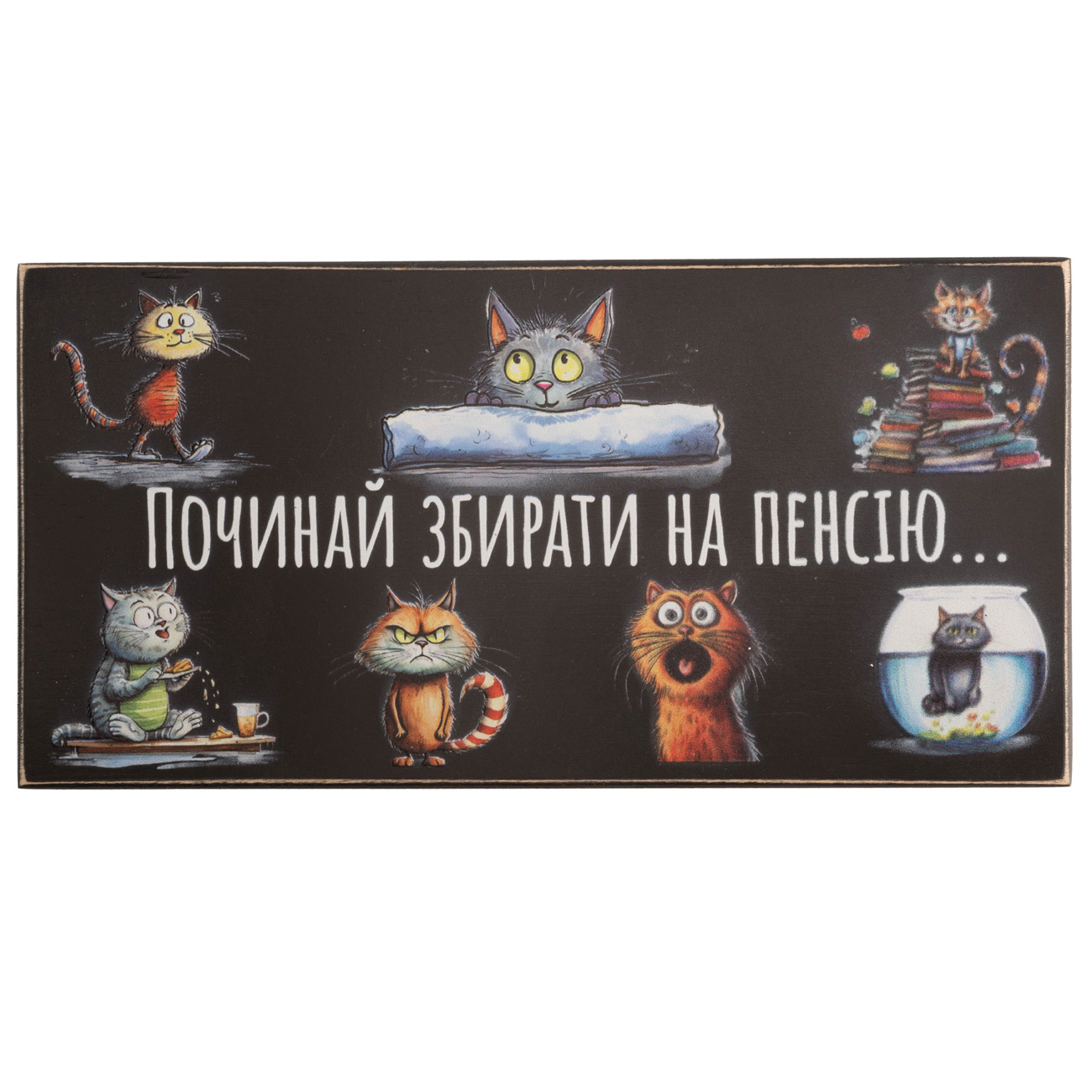 Купюрница "Начинай собирать на пенсию", черная, kpr0002