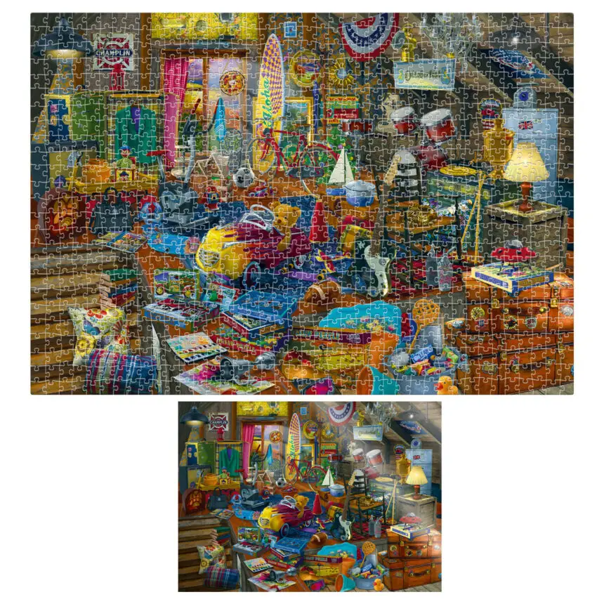 Пазли "Дитяча кімната" De.tail, 1000 деталей, DT1000-09 2