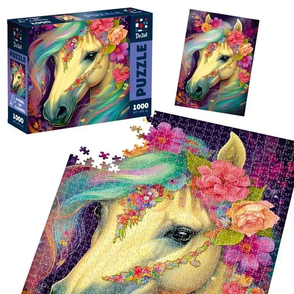 Пазли "Перлина квітів" De.tail, 1000 деталей, DT1000-12 1