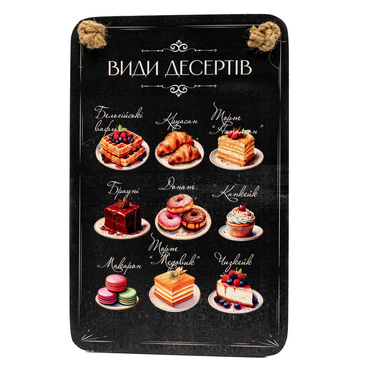 Панно "Види десертів", spk0231