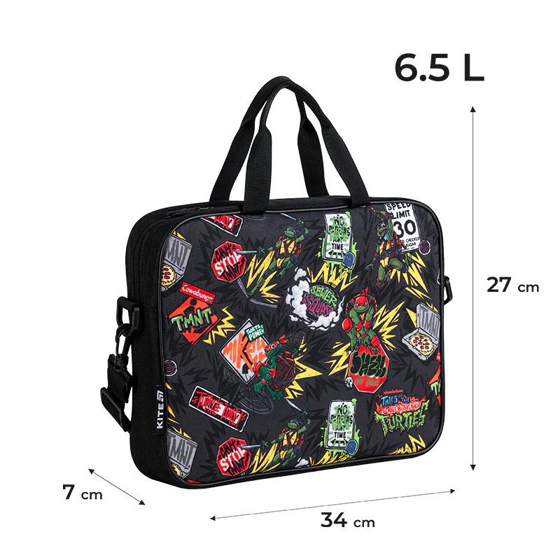 Сумка шкільна текстильна Kite A4, 1 від., 589 NT, NT25-589 2