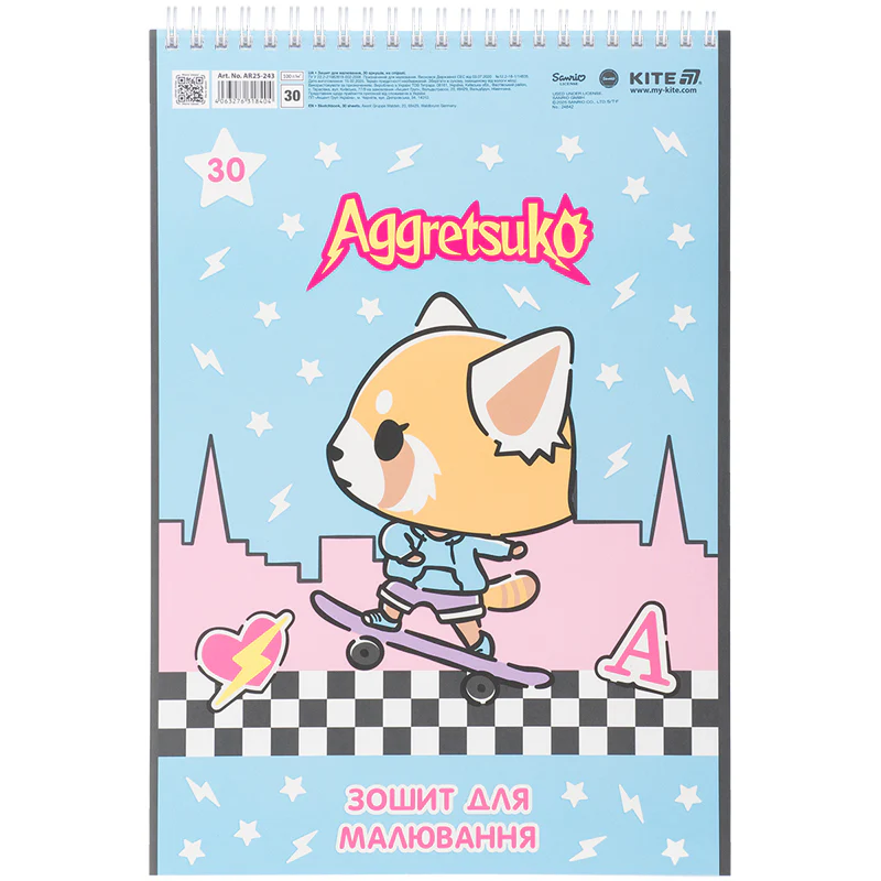 Альбом для рисования 30 л., спир., софт тач + УФ лак, AR, AR25-243 2
