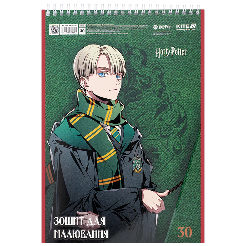 Альбом для рисования 30 л., спир., софт тач + УФ лак, HP, HP25-243 4