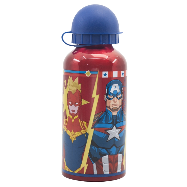 Пляшка дитяча метал. 430 мл "Avengers" STOR, 74134