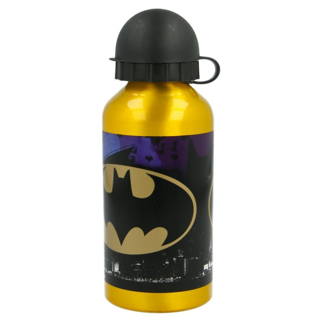 Пляшка дитяча метал. 400 мл золота ``Batman`` STOR, 85534