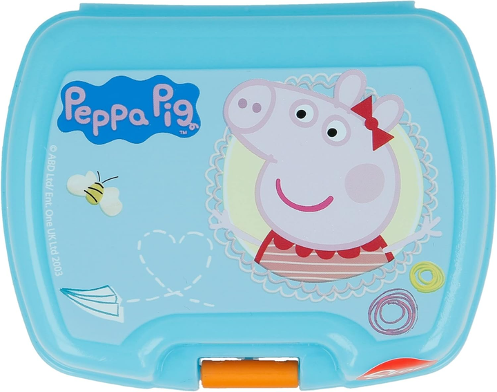 Ланчбокс "Peppa Pig" 450 мл, блакитний, STOR, 13989