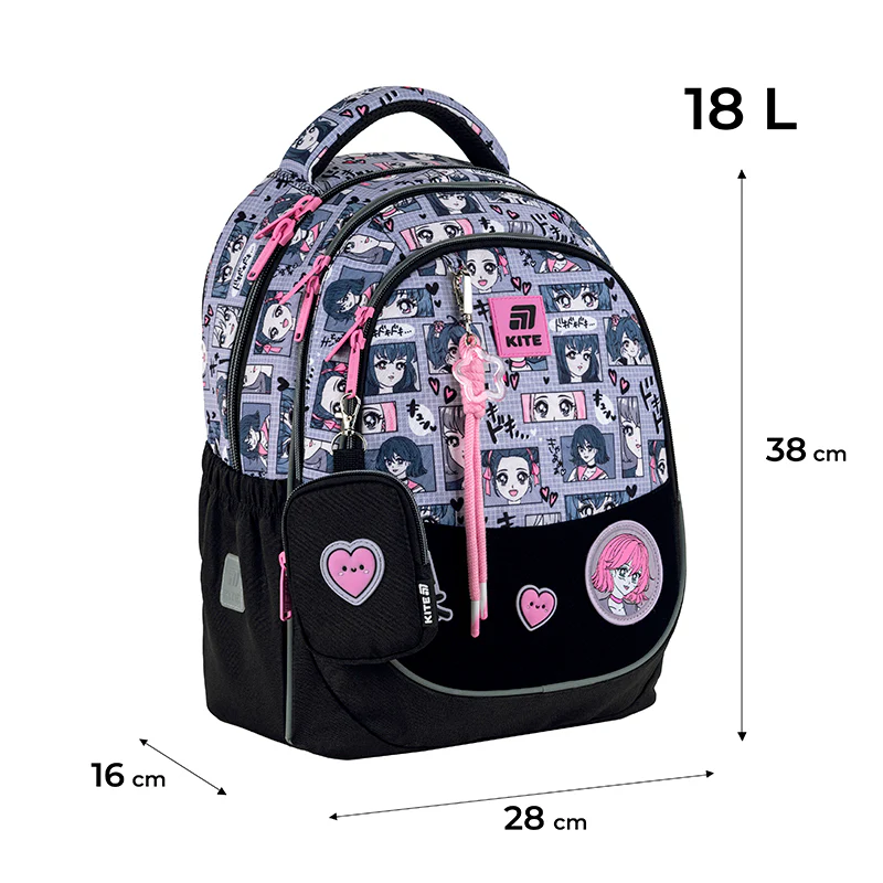 Рюкзак Kite Education 700 Anime Girl, K25-700M-1 2