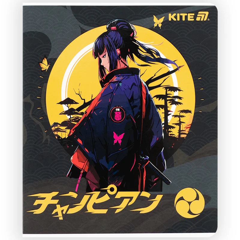Зошит 48 арк., кл., софт тач + УФ лак, Kite Anime, K25-259-1 6