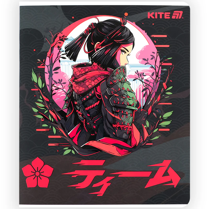 Зошит 48 арк., кл., софт тач + УФ лак, Kite Anime, K25-259-1 8