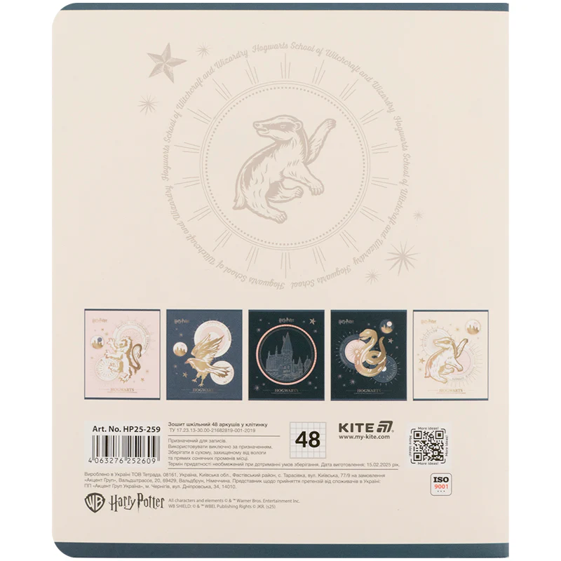 Зошит 48 арк., кл., фольга + УФ лак, HP, HP25-259 10