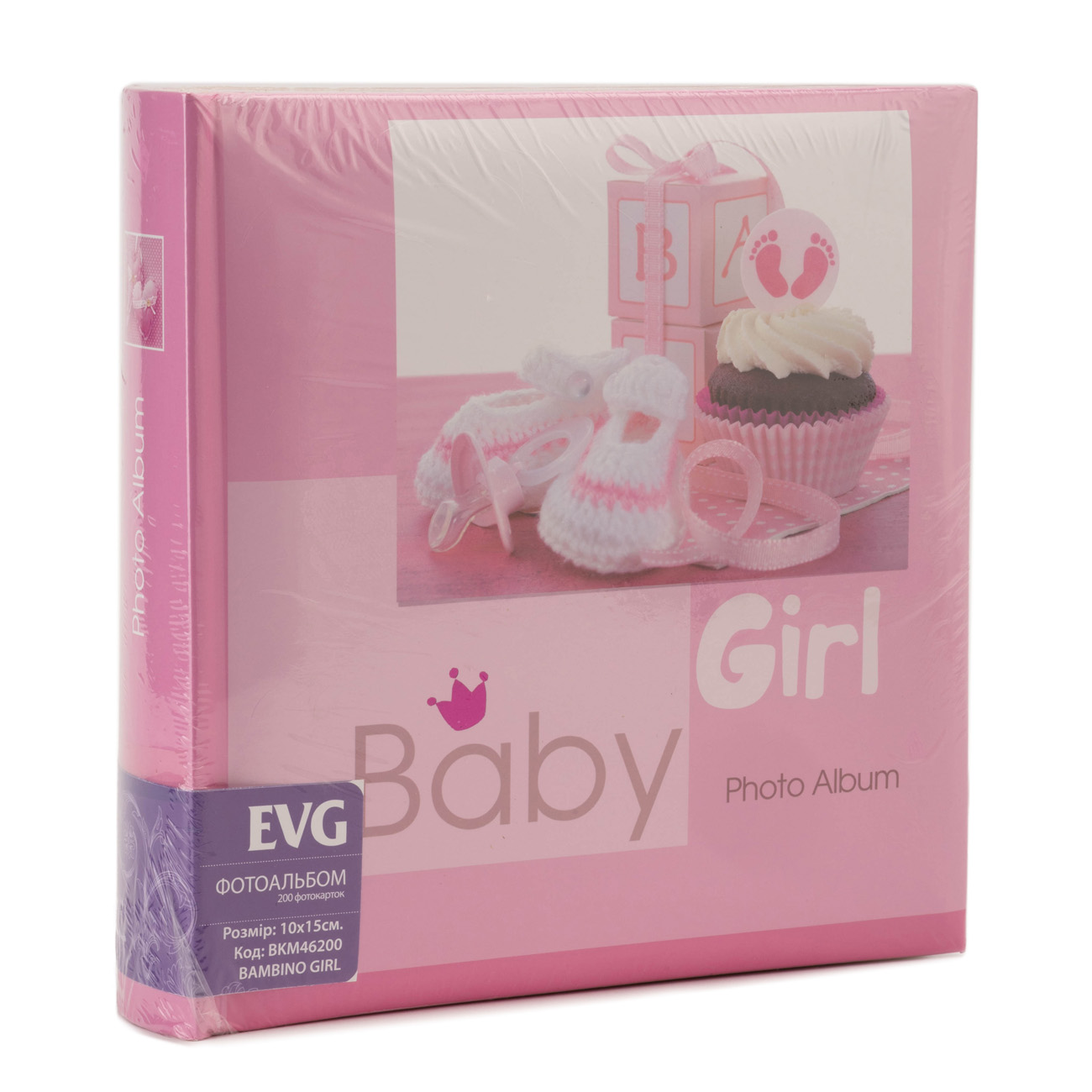 Фотоальбом EVG 10*15*200 BKM46200 Bambino Girl