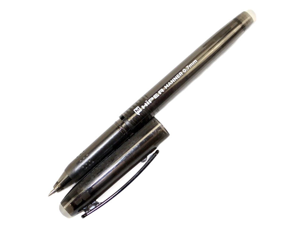 Ручка гелевая "пиши-стирай" Hiper MANNER HG-225 0,7 мм черная