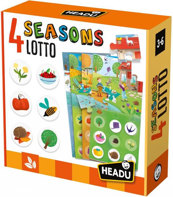 Пазл розвиваючий "Лото 4 сезони", Headu, MU53672