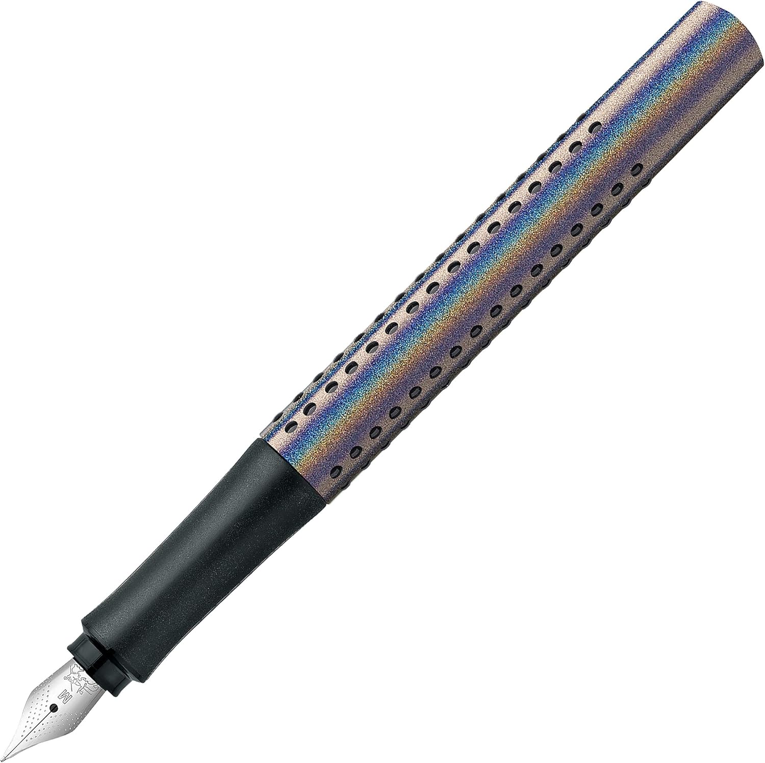 Ручка пір`яна Grip Edition Glam, корпус Silver, 140842 Faber-Castell