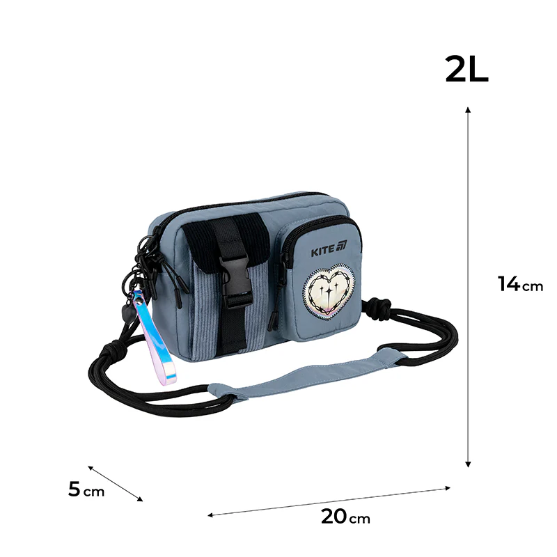 Сумка-кросбоді Kite Education teens 2522-3, K25-2522-3 3