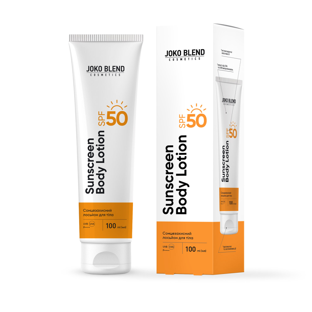 Сонцезахисний лосьйон для тіла SPF 50 Joko Blend 100 мл, 289552