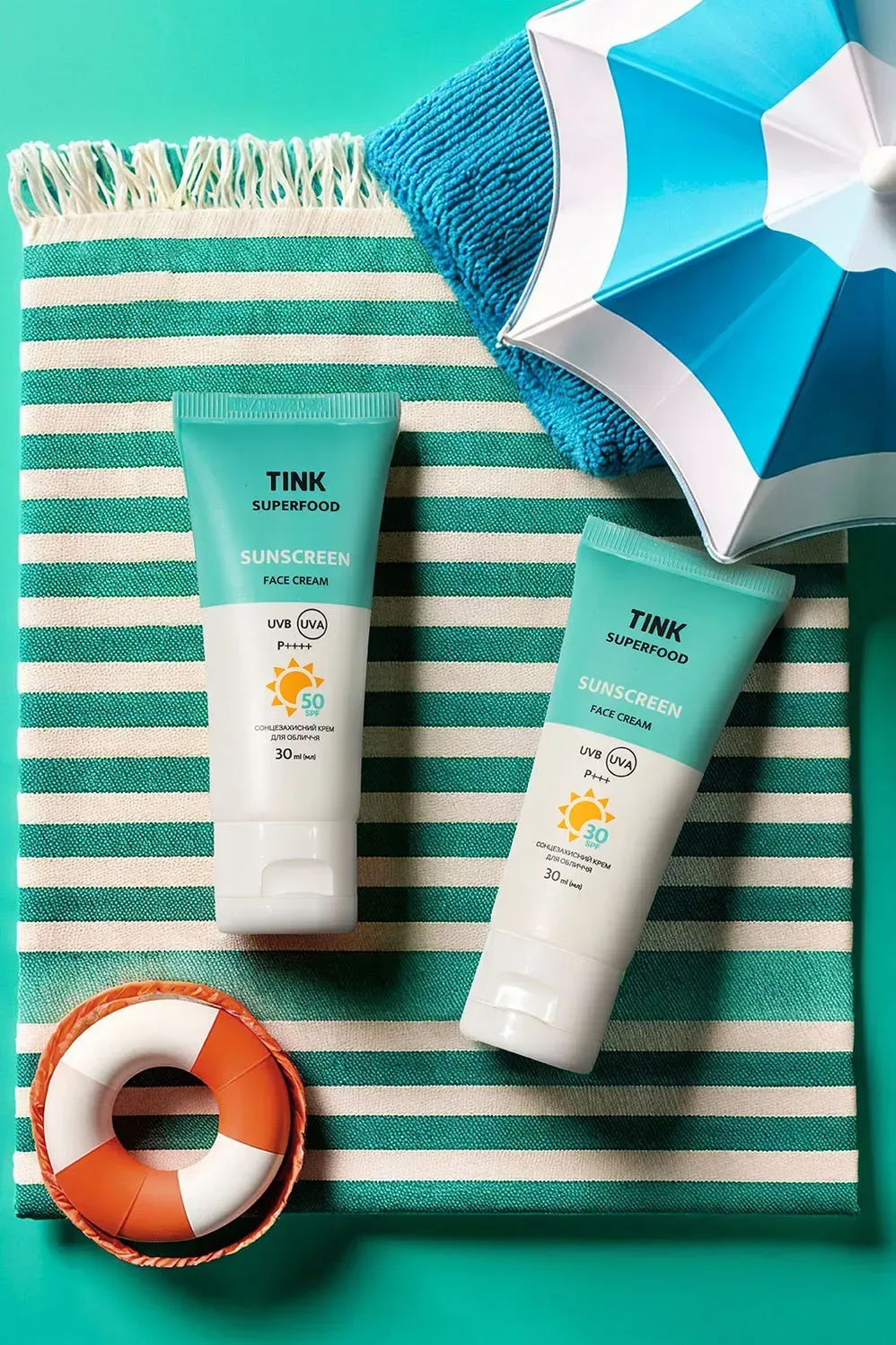 Сонцезахисний крем для обличчя SPF 30 Tink 30 мл, 289548 3