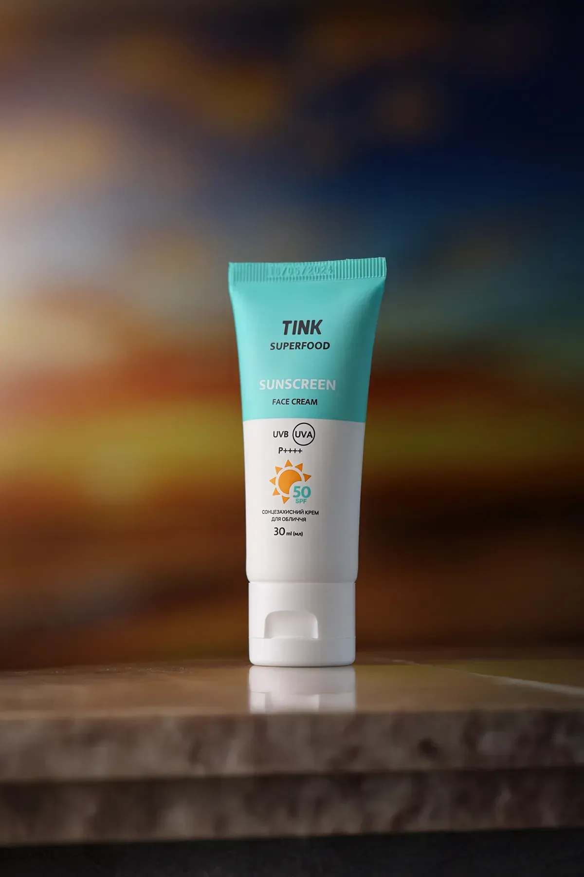 Сонцезахисний крем для обличчя SPF 50 Tink 30 мл, 289549 5