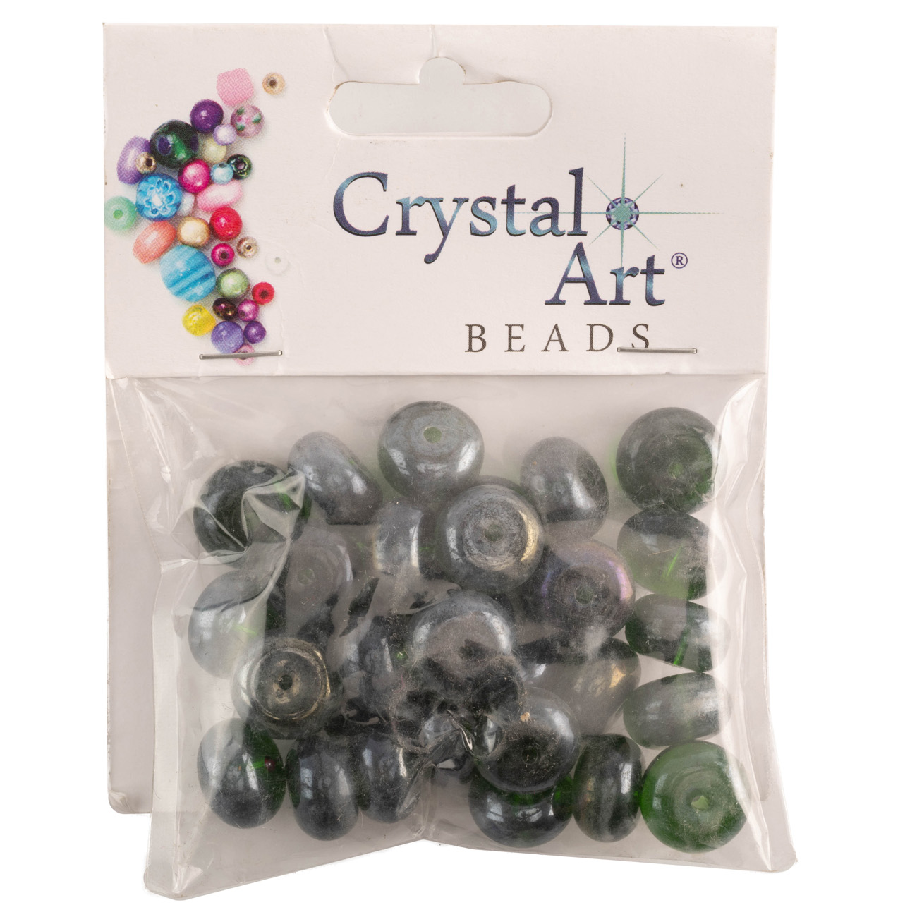 Намистини 12*8 мм, 50 г, luster 11124/113C Crystal Art 1